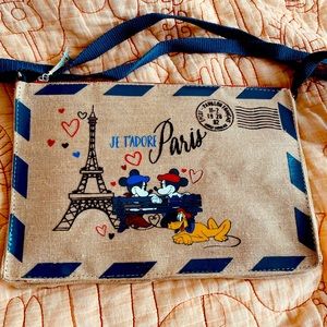 Je t’adore Paris Epcot Disneyworld France Pavillion crossbody purse airmail